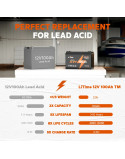 Akumulator LiTime 12V 100Ah Trolling Motor L12V100-100-TM-4-A100