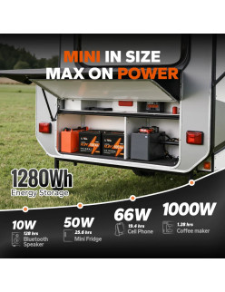 Akumulator LiTime 12V 100Ah Mini L12V100-100-MINI-16-A60