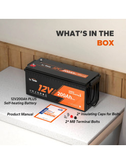 Akumulator LiTime 12V 200Ah Mata Grzewcza L12V200-100-HEAT-HE-8-A160