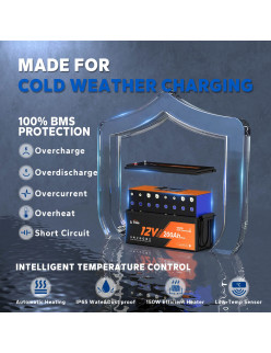 Akumulator LiTime 12V 200Ah Mata Grzewcza L12V200-100-HEAT-HE-8-A160