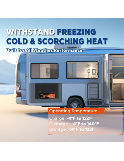 Akumulator LiTime 12V 200Ah Mata Grzewcza L12V200-100-HEAT-HE-8-A160