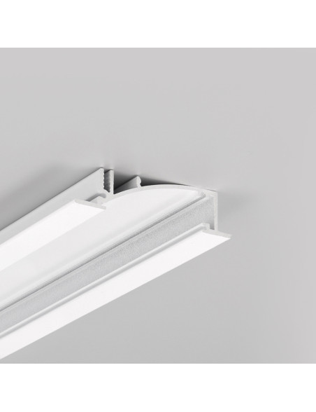 profil LED FLAT8 H/UX 1000 biały mal. /op