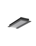 profil LED FLAT8 H/UX 4050 czarny anod. /op