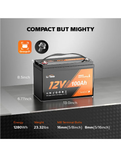 Akumulator Litime 12V 100Ah Mata Grzewcza L12V100-100-HEAT-HE-4-A100