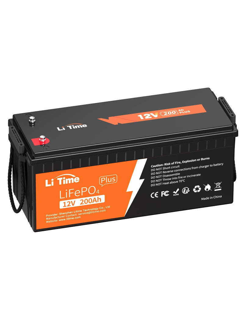 Akumulator LiTime 12V 200Ah Plus - L12V200-200-Plus-8-A160