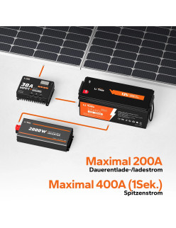 Akumulator LiTime 12V 200Ah Plus - L12V200-200-Plus-8-A160