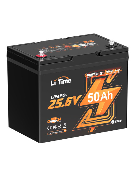 Akumulator LiTime 24V  50Ah TM Bluetooth L24V50-50-TM-BT-8-A70