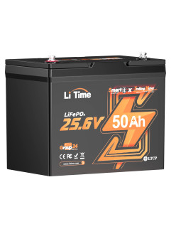 Akumulator LiTime 24V  50Ah TM Bluetooth L24V50-50-TM-BT-8-A70