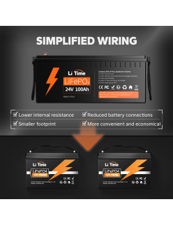 Akumulator LiTime 24V 100Ah Basic L24V100-100-BASIC-8-A160