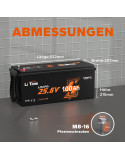 Akumulator LiTime 24V 100Ah Bluetooth L24V100-100-BASIC-BT-8-A160