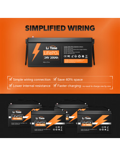 Akumulator LiTime 24V 200Ah L24V200-200-BASIC-16-A250