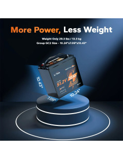 Akumulator Litime 51,2V 30Ah GC Bluetooth L51.2V30-100-GC-BT-32-AGC2