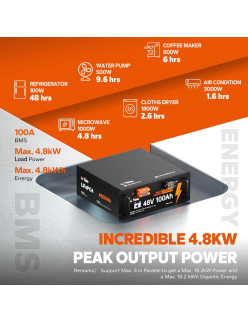 Akumulator Litime 48V 100Ah Basic L48V100-100-Basic-15-S4U