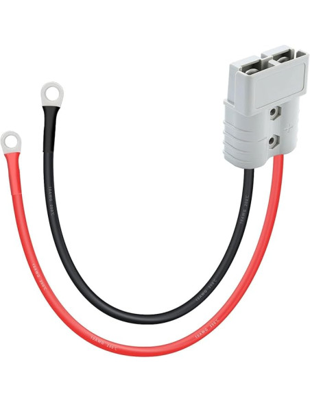 Przyłącze akumulatora 50 A, wtyczka z pierścieniem O, 600 V, 10 AWG, 1 m
