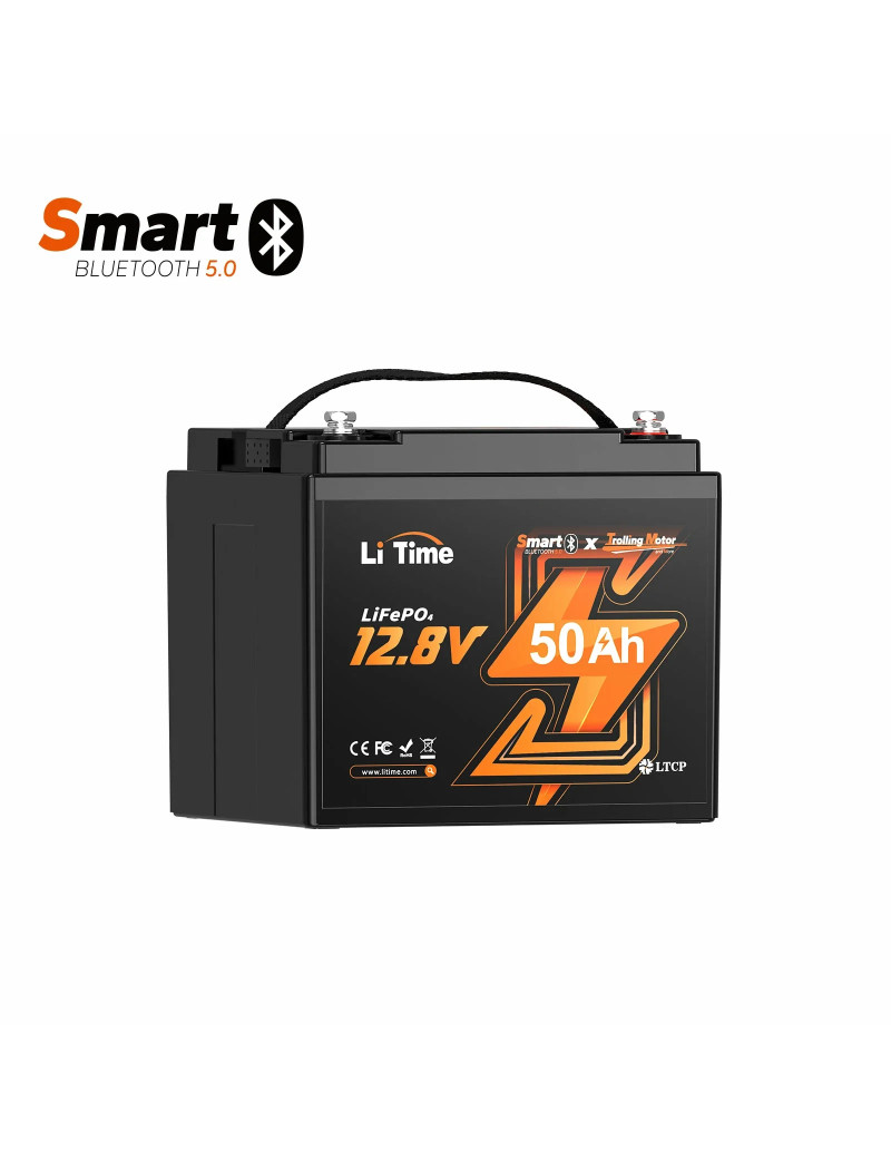 Akumulator LiTime 12V  50Ah Trolling Motor Bluetooth L12V50-50-TM-BT-4-A38