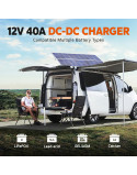 Ładowarka akumulatorów LiTime 12V 40A DC do DC z MPPT L12V40A-DC-Z