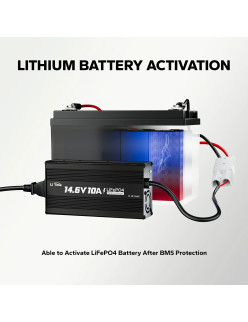 Ładowarka LiTime 12V (14.6V) 10A L12V10A-BCHA-X