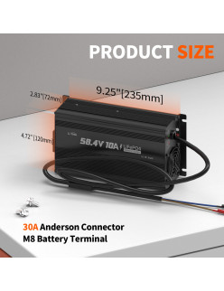 Ładowarka Litime 48V (58.4V) 10A L48V10A-BCHA-Y