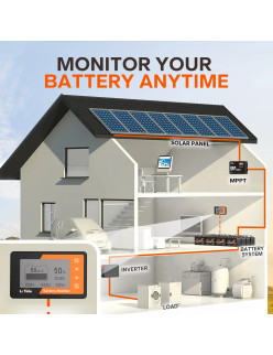 Monitor baterii Litime 500A z bocznikiem pomiarowym L-MONITOR500A-B