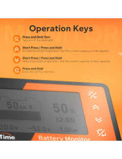 Monitor baterii Litime 500A z bocznikiem pomiarowym L-MONITOR500A-B