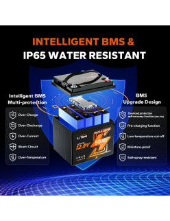 Akumulator LiTime 12V  50Ah Trolling Motor Bluetooth L12V50-50-TM-BT-4-A38
