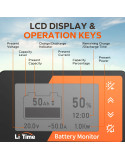 Monitor baterii Litime 500A z bocznikiem pomiarowym L-MONITOR500A-B