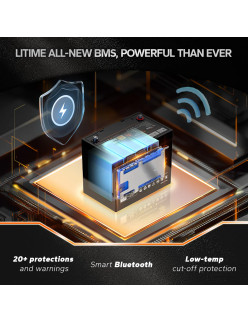 Akumulator LiTime 12V 100Ah Bluetooth Type Group24 L12V100-100-GROUP24-BT-4-A70