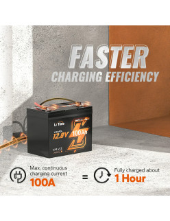 Akumulator LiTime 12V 100Ah Bluetooth Type Group24 L12V100-100-GROUP24-BT-4-A70