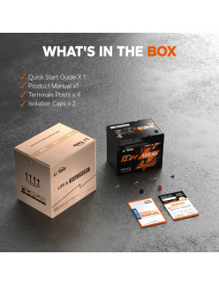 Akumulator LiTime 12V 100Ah Bluetooth Type Group24 L12V100-100-GROUP24-BT-4-A70
