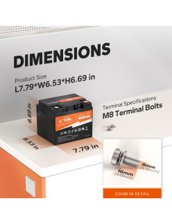 Akumulator LiTime 12V  50Ah Basic L12V50-50-Basic-4-A38