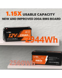 Akumulator LiTime 12V 230Ah Low Temp L12V230-200-LTCP-4-A150