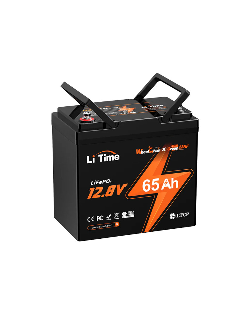 Akumulator LiTime 12V  65Ah Wheel Chair L12V65-65-G22NF-WCHR-4-A55