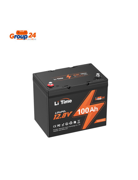 Akumulator LiTime 12V 100Ah Group24 L12V100-100-GROUP24-4-A70