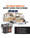 Akumulator LiTime 12V 100Ah Group24 L12V100-100-GROUP24-4-A70