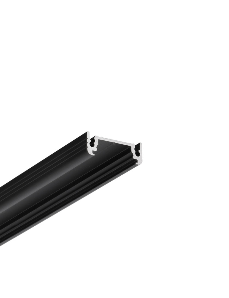 profil LED SURFACE14 EE7F/TY 3000 czarny anod. /op